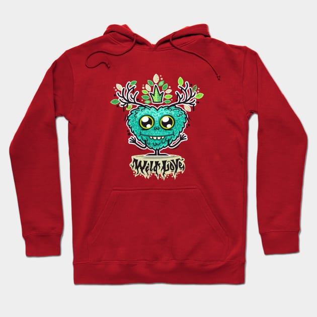 Cute Wild Love Monster Hoodie by Voysla